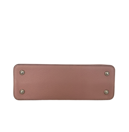 Louis Vuitton Capucines mit Schlangenledergriff Rosa N92801 / neuwertig Louis Vuitton