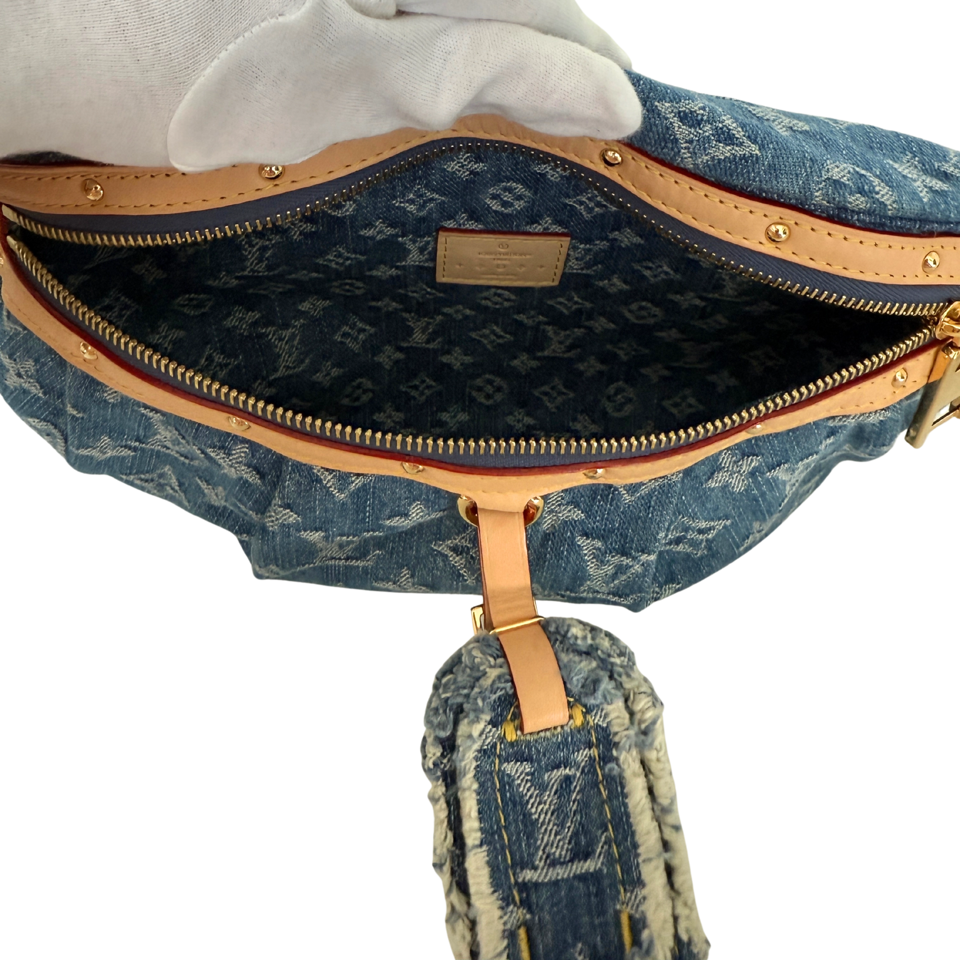 Louis Vuitton High Rise Monogram Denim M46837 Blau Fullset / neuwertig Louis Vuitton