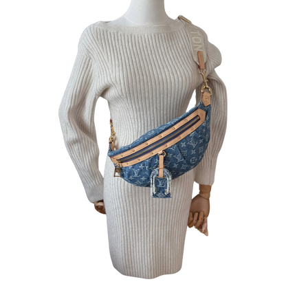 Louis Vuitton High Rise Monogram Denim M46837 Blau Fullset / neuwertig Louis Vuitton
