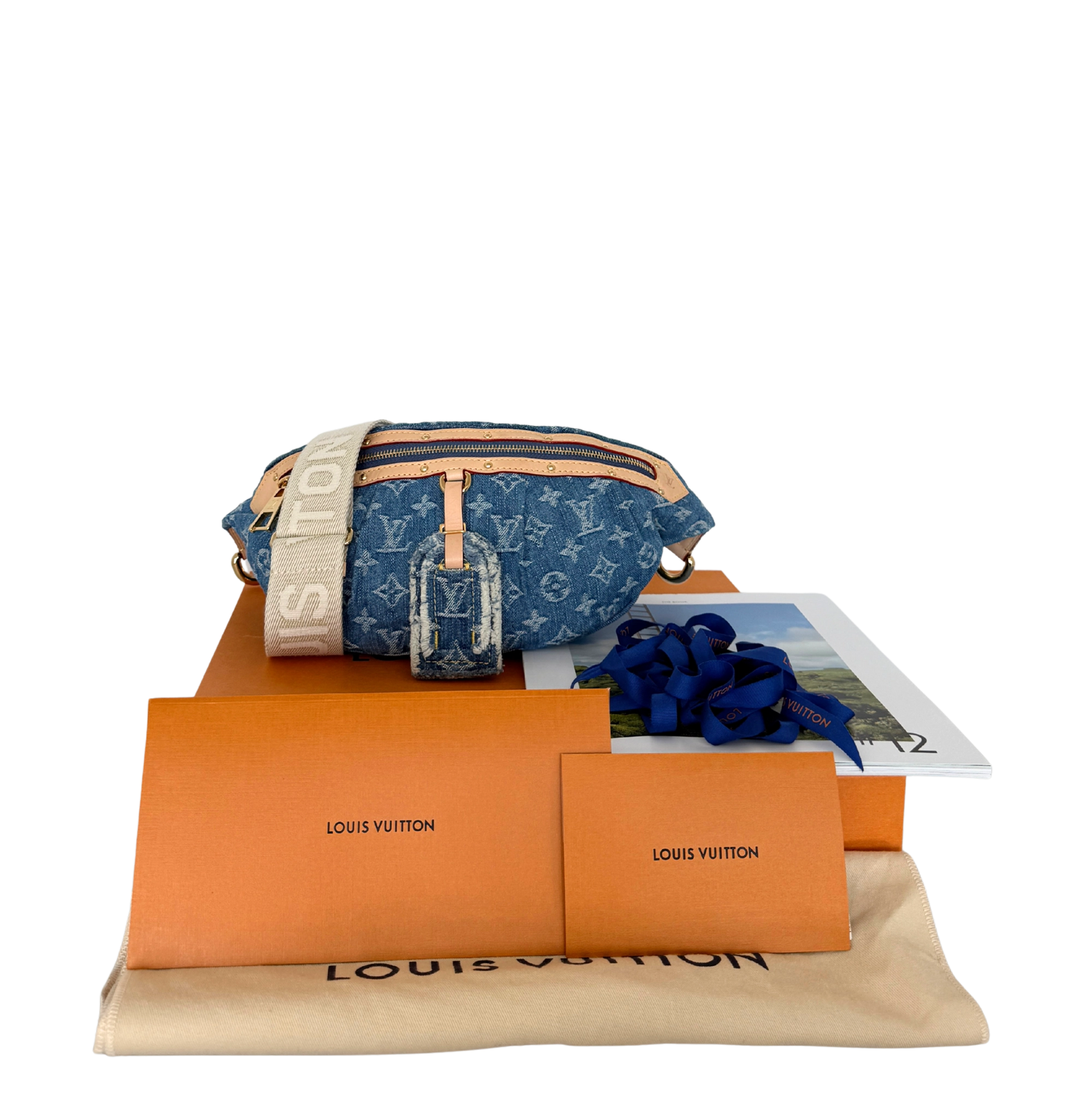 Louis Vuitton High Rise Monogram Denim M46837 Blau Fullset / neuwertig Louis Vuitton