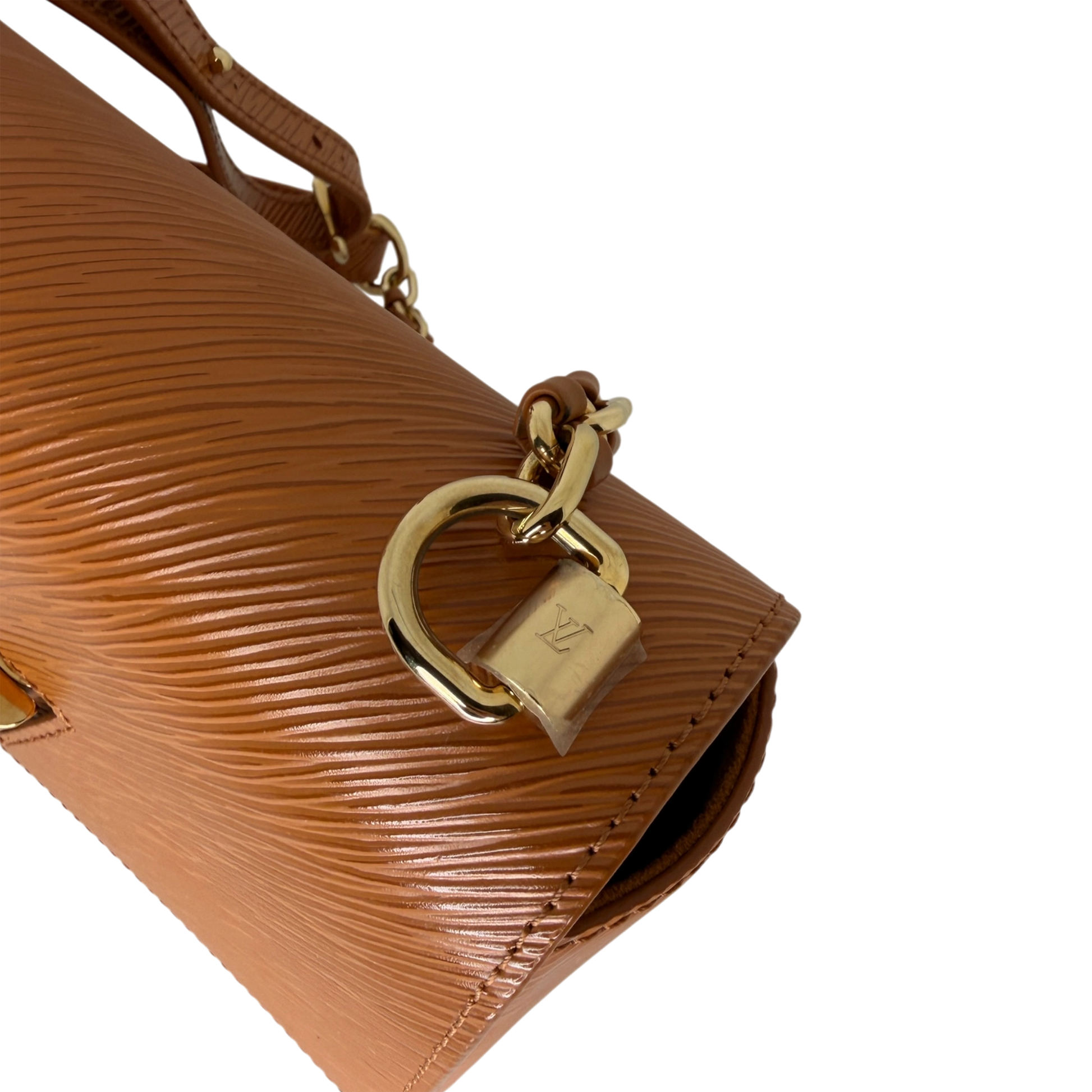 Louis Vuitton Twist MM Epi Leder braun GHW M57939 / sehr gut Louis Vuitton