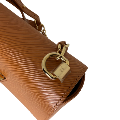 Louis Vuitton Twist MM Epi Leder braun GHW M57939 / sehr gut Louis Vuitton