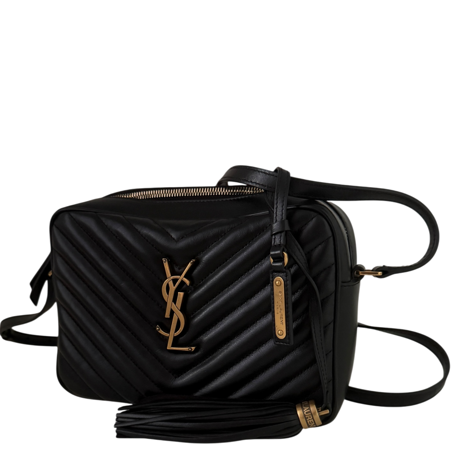 Saint Laurent YSL Lou Camera Bag Leder schwarz / neuwertig