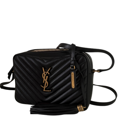 Saint Laurent YSL Lou Camera Bag Leder schwarz / neuwertig
