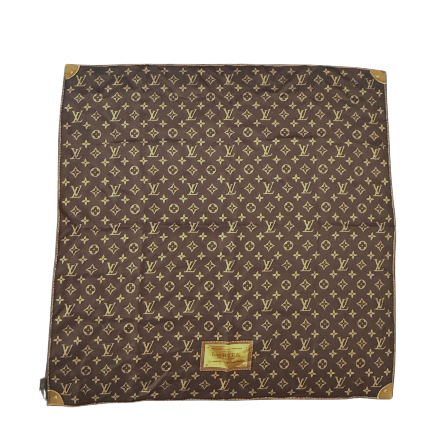 Louis Vuitton Monogram Classic Seidentuch Braun / neuwertig Louis Vuitton