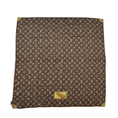Louis Vuitton Monogram Classic Seidentuch Braun / neuwertig Louis Vuitton