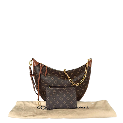 Louis Vuitton Loop Hobo Monogram Canvas M46311 Braun / neuwertig Louis Vuitton