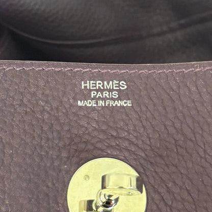Hermès Lindy 34 Taurillon Clémence Ultraviolet / gut Hermès