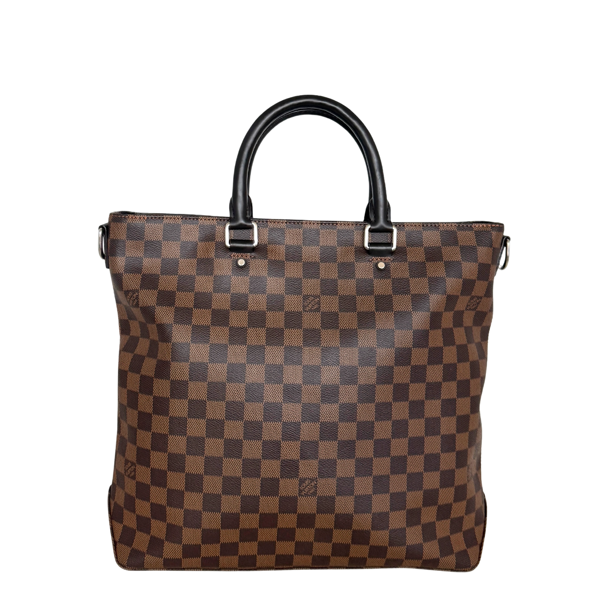 Louis Vuitton Damier Ebene Jake Tote Bag N41559 Braun / sehr gut Louis Vuitton