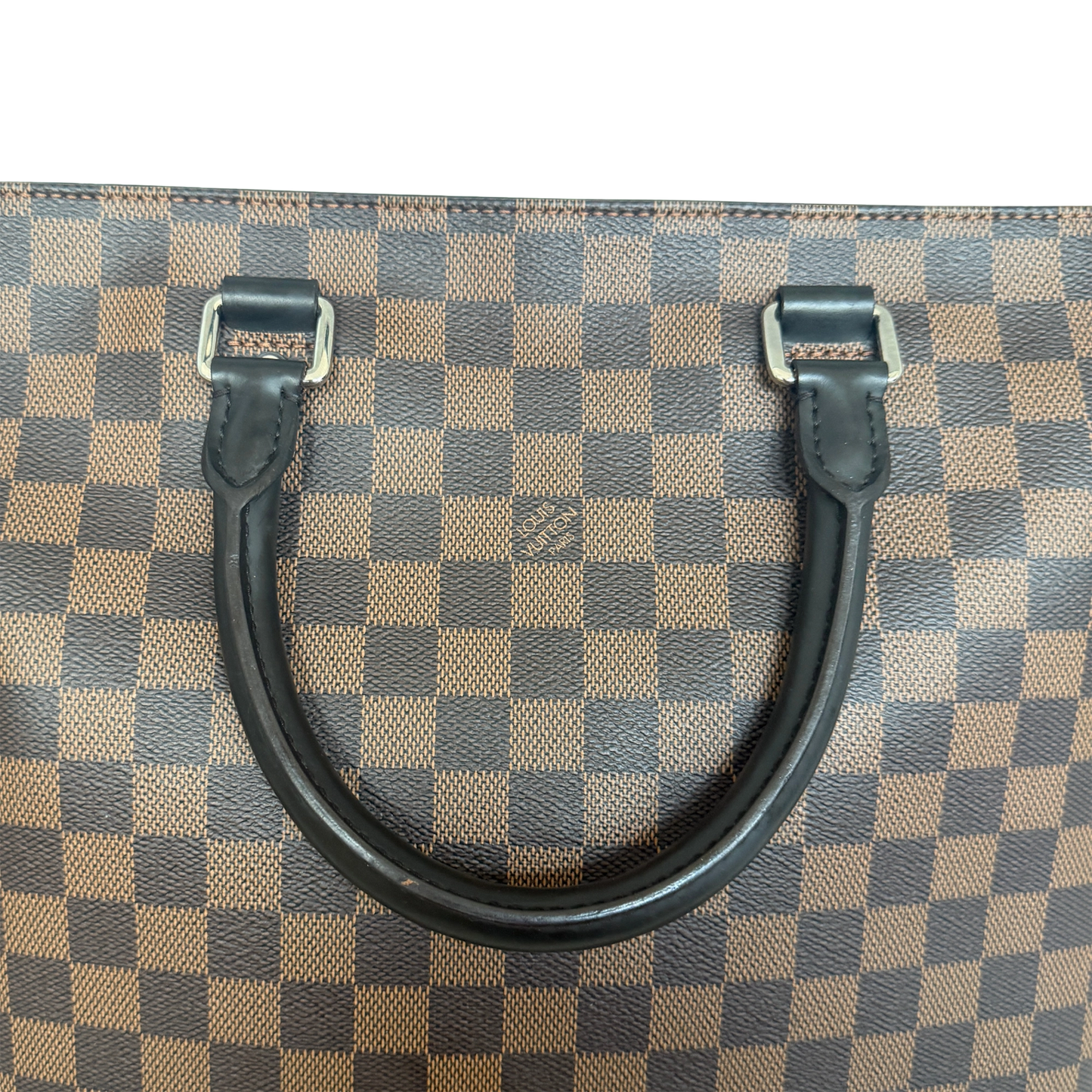 Louis Vuitton Damier Ebene Jake Tote Bag N41559 Braun / sehr gut Louis Vuitton