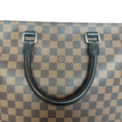 Louis Vuitton Damier Ebene Jake Tote Bag N41559 Braun / sehr gut Louis Vuitton