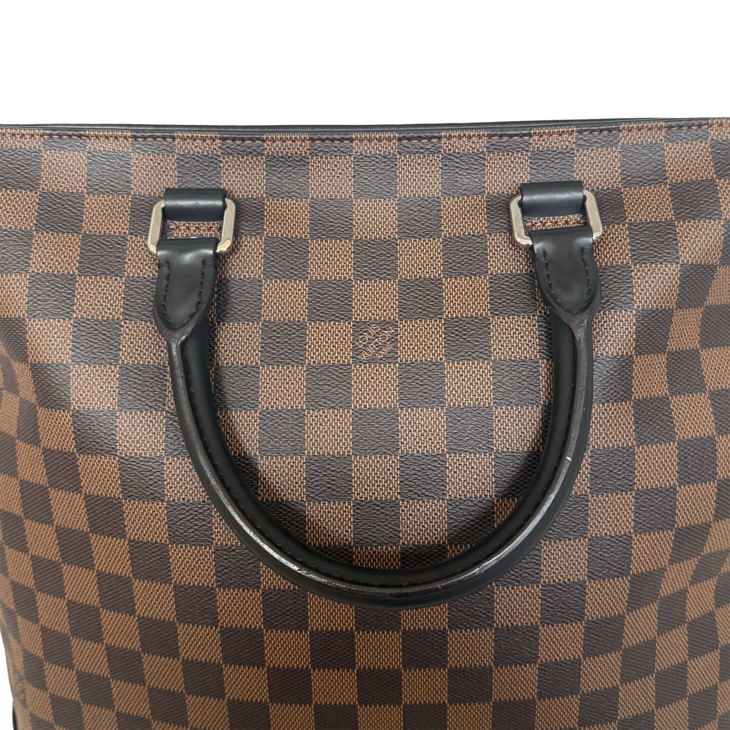 Louis Vuitton Damier Ebene Jake Tote Bag N41559 Braun / sehr gut Louis Vuitton