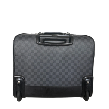 Louis Vuitton Damier Graphite Pilotenkoffer N23206 Schwarz / gut Louis Vuitton