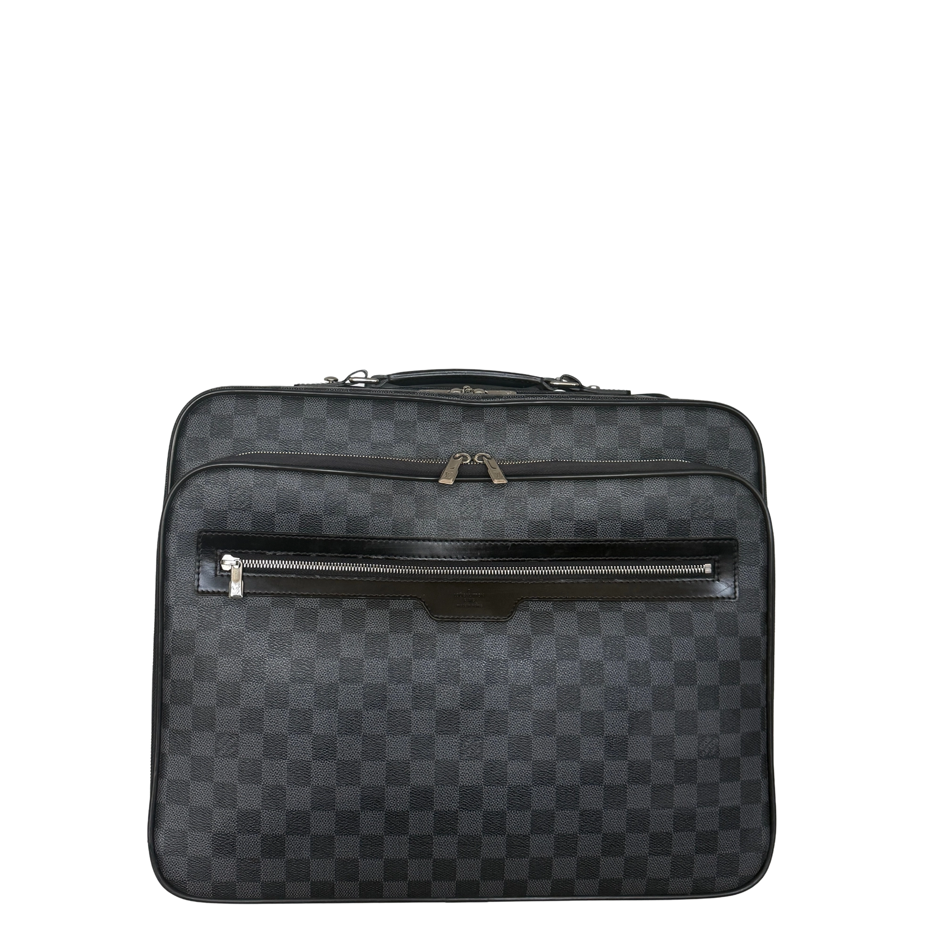 Louis Vuitton Damier Graphite pilot case N23206 Black / good