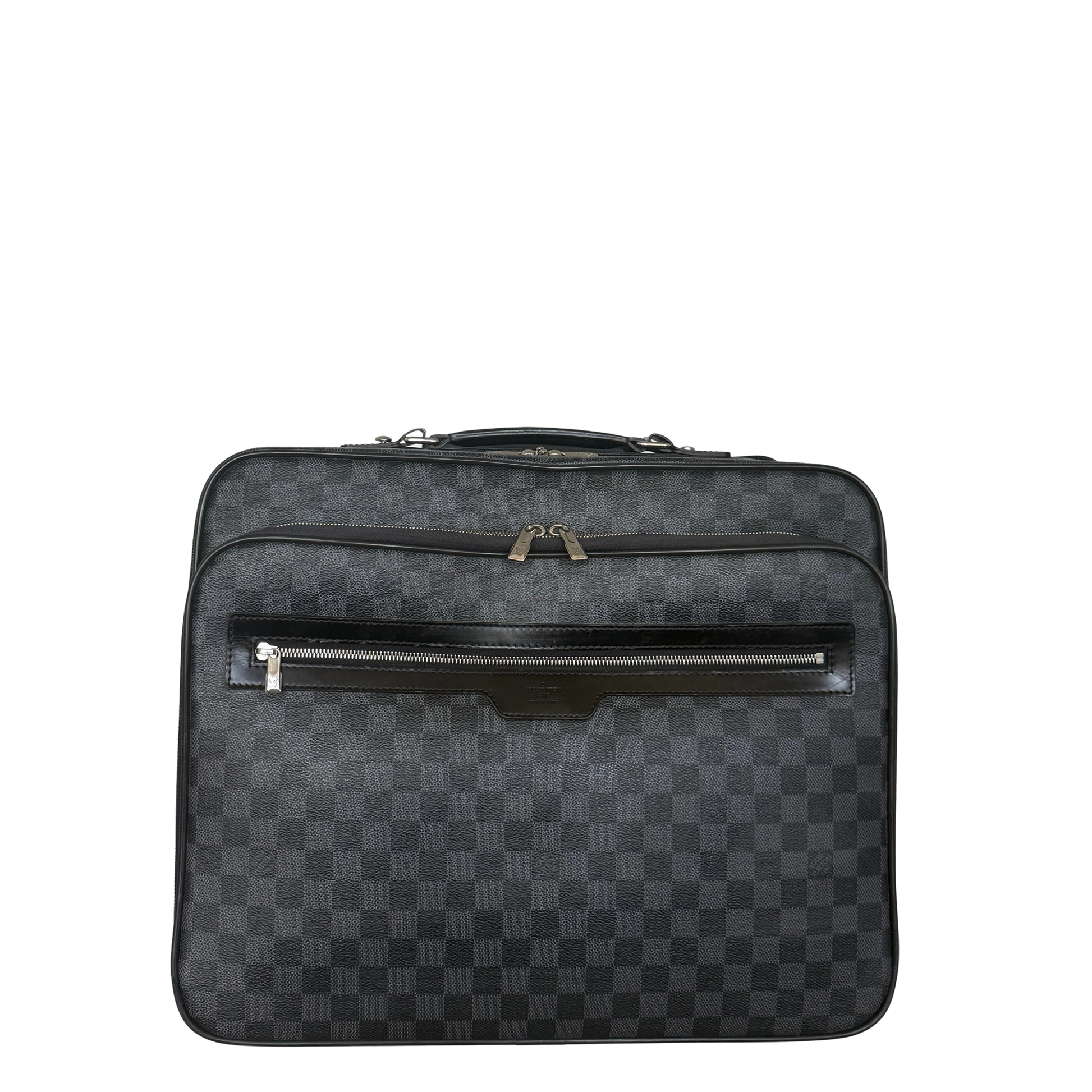 Louis Vuitton Damier Graphite Pilotenkoffer N23206 Schwarz / gut Louis Vuitton