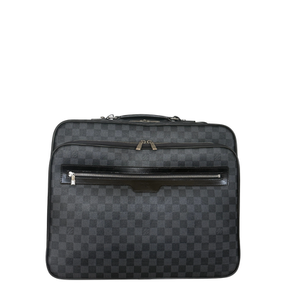 Louis Vuitton Damier Graphite Pilotenkoffer N23206 Schwarz / gut Louis Vuitton