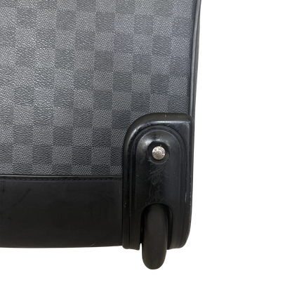 Louis Vuitton Damier Graphite Pilotenkoffer N23206 Schwarz / gut Louis Vuitton
