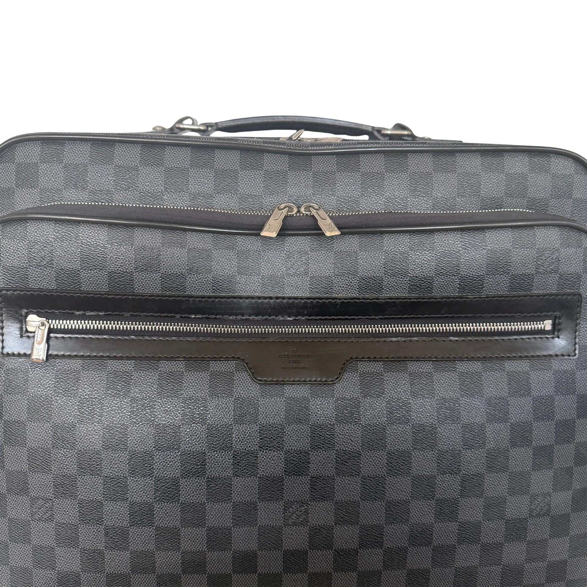 Louis Vuitton Damier Graphite Pilotenkoffer N23206 Schwarz / gut Louis Vuitton