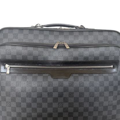 Louis Vuitton Damier Graphite Pilotenkoffer N23206 Schwarz / gut Louis Vuitton