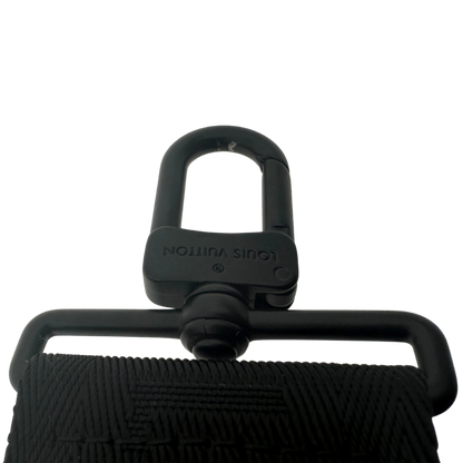 Louis Vuitton Keepall 50 mit Schulterriemen M44810 schwarz / neuwertig Louis Vuitton