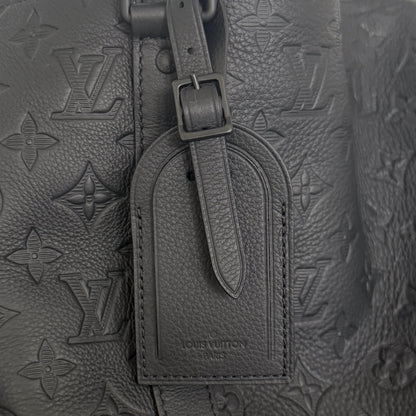 Louis Vuitton Keepall 50 mit Schulterriemen M44810 schwarz / neuwertig Louis Vuitton