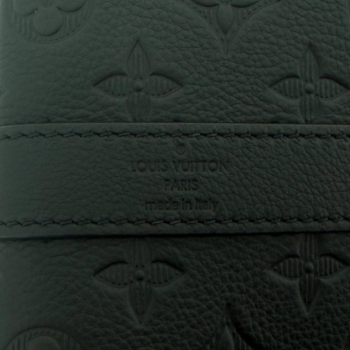 Louis Vuitton Keepall 50 mit Schulterriemen M44810 schwarz / neuwertig Louis Vuitton