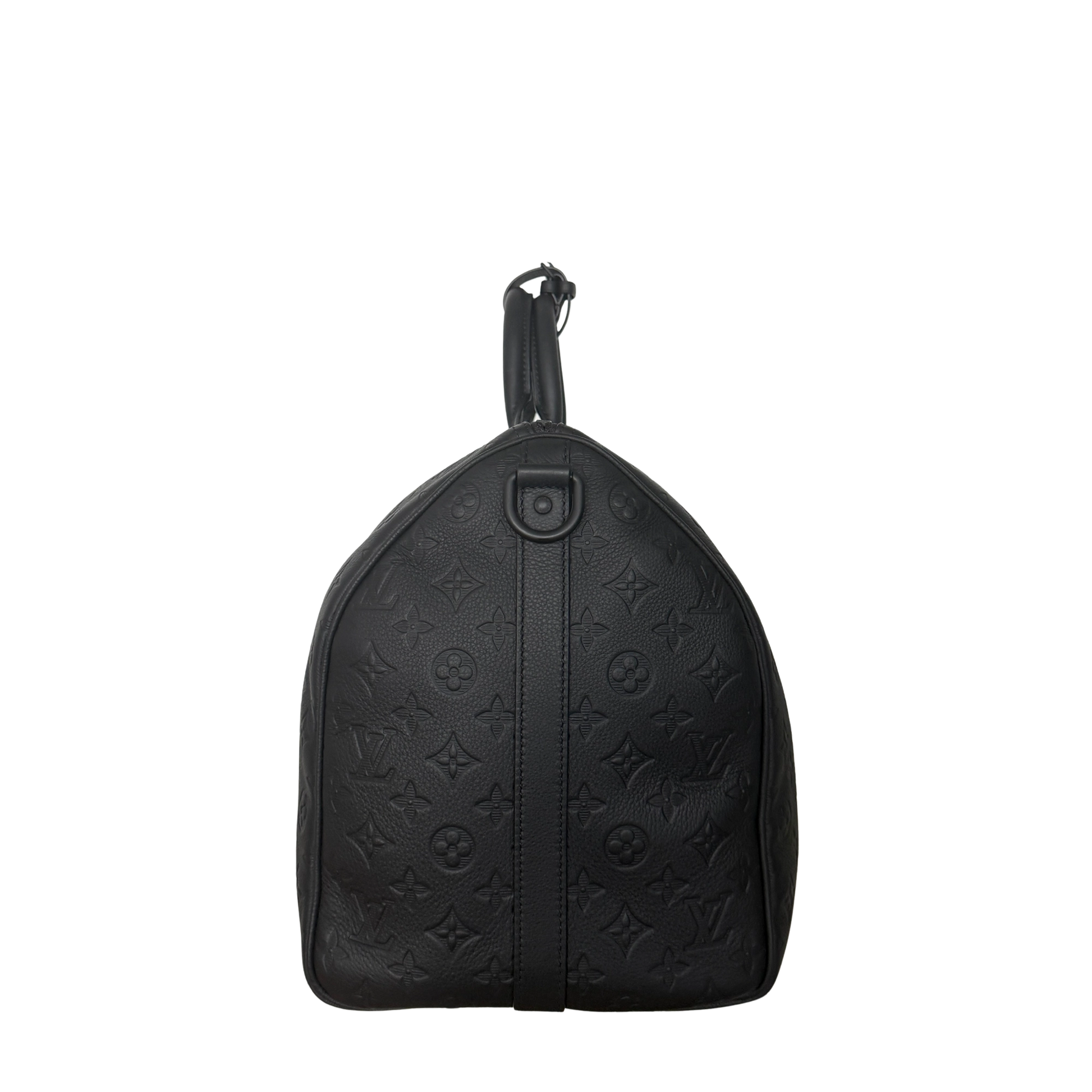 Louis Vuitton Keepall 50 mit Schulterriemen M44810 schwarz / neuwertig Louis Vuitton