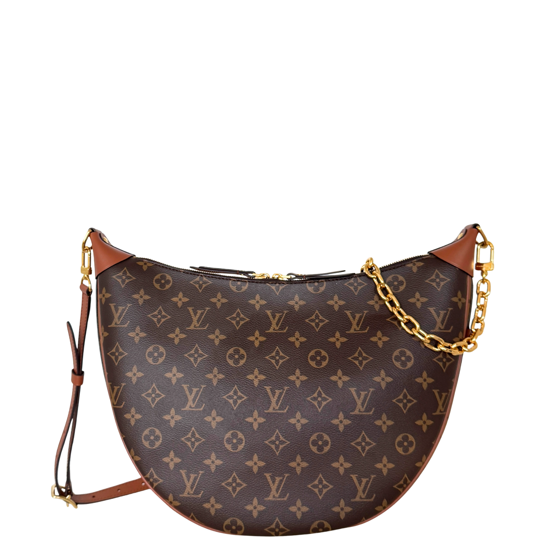 Louis Vuitton Loop Hobo Monogram Canvas M46311 Braun / neuwertig Louis Vuitton