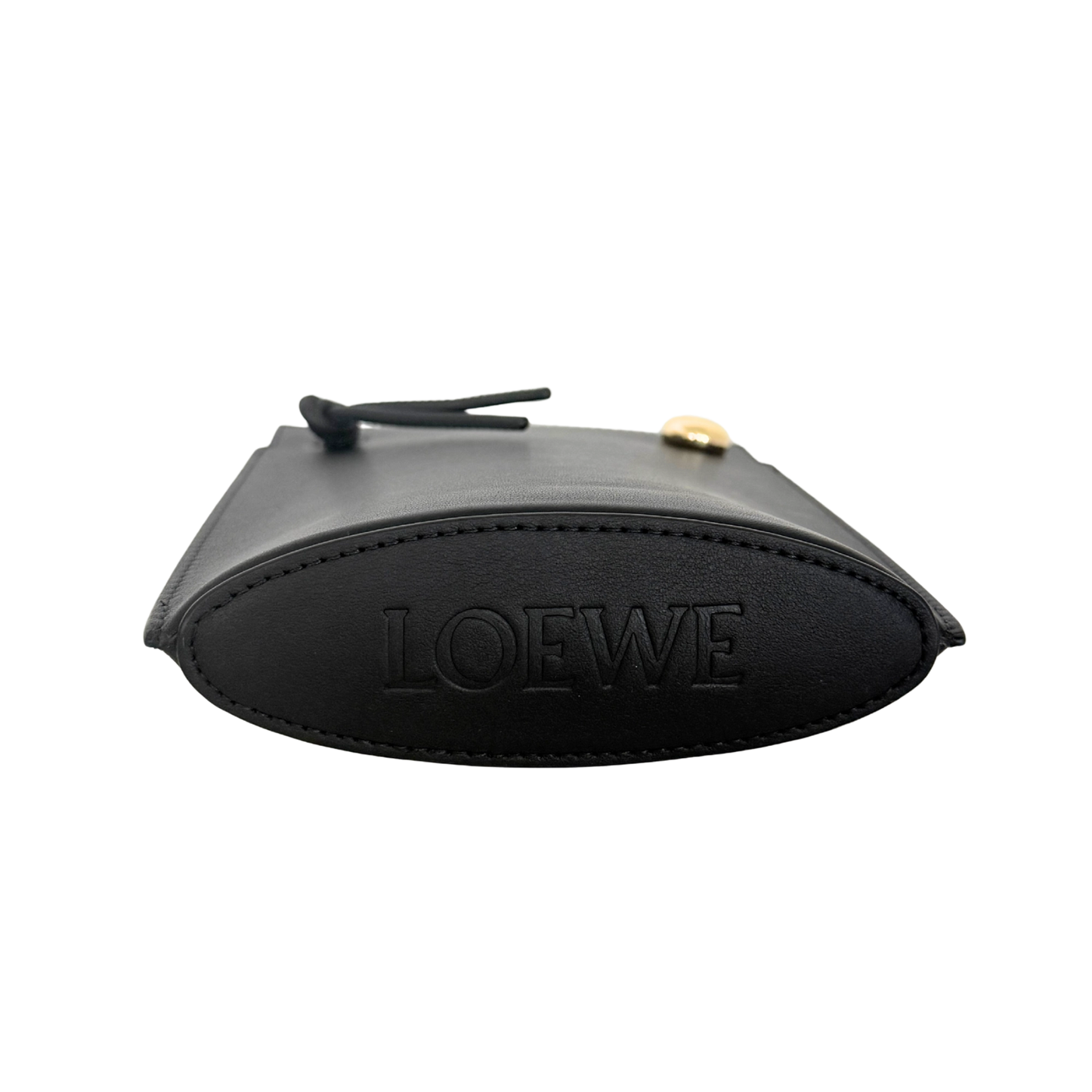 Loewe Pebble Dice Tasche aus klassischem Kalbsleder Schwarz / neuwertig Loewe