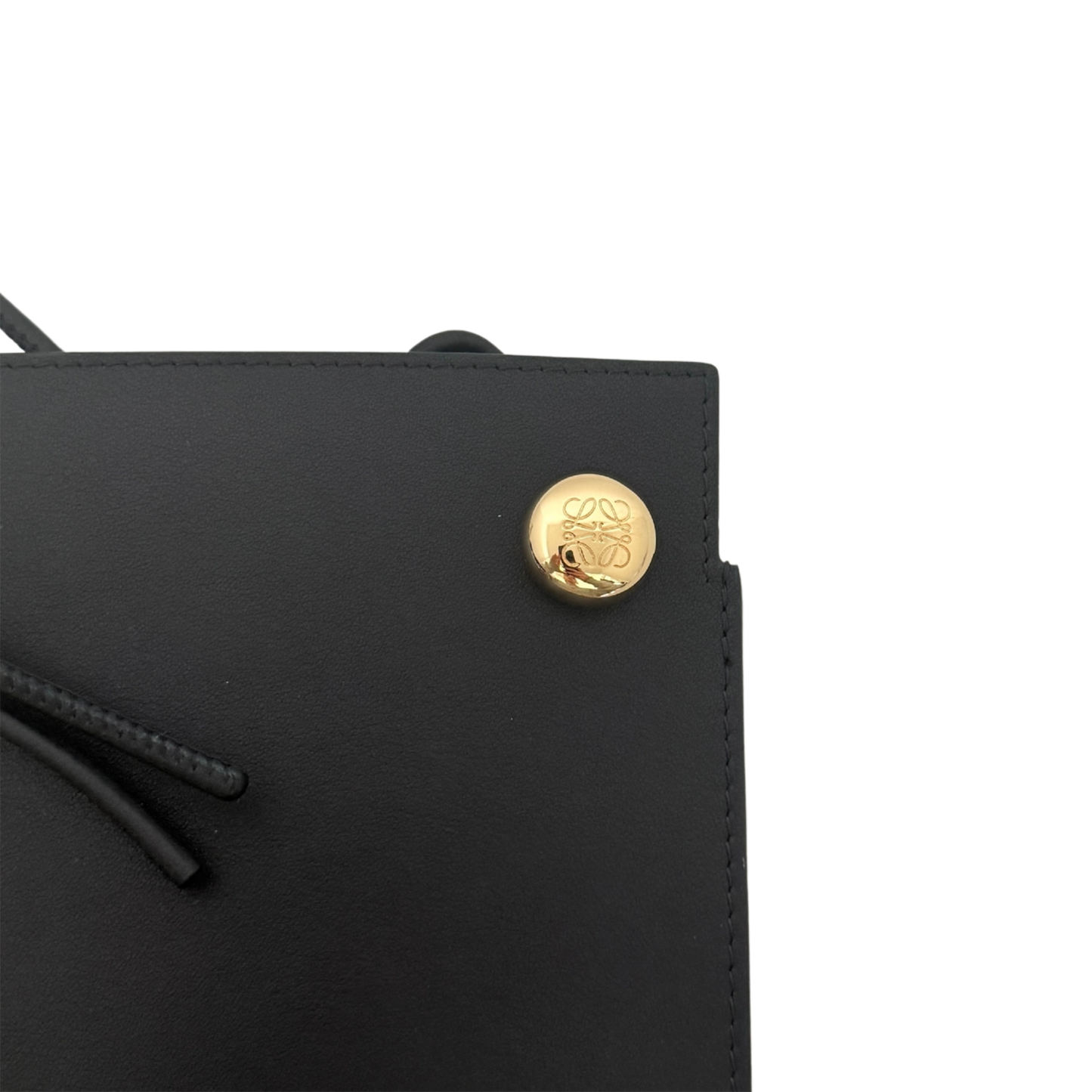 Loewe Pebble Dice Tasche aus klassischem Kalbsleder Schwarz / neuwertig Loewe
