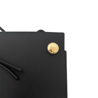 Loewe Pebble Dice Tasche aus klassischem Kalbsleder Schwarz / neuwertig Loewe