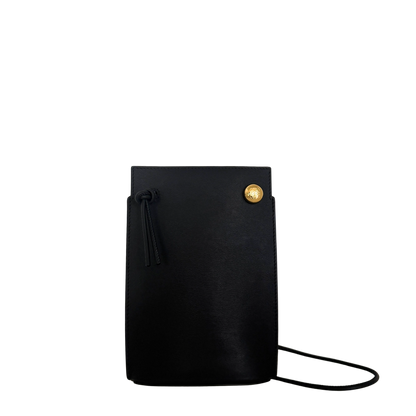 Loewe Pebble Dice Tasche aus klassischem Kalbsleder Schwarz / neuwertig Loewe