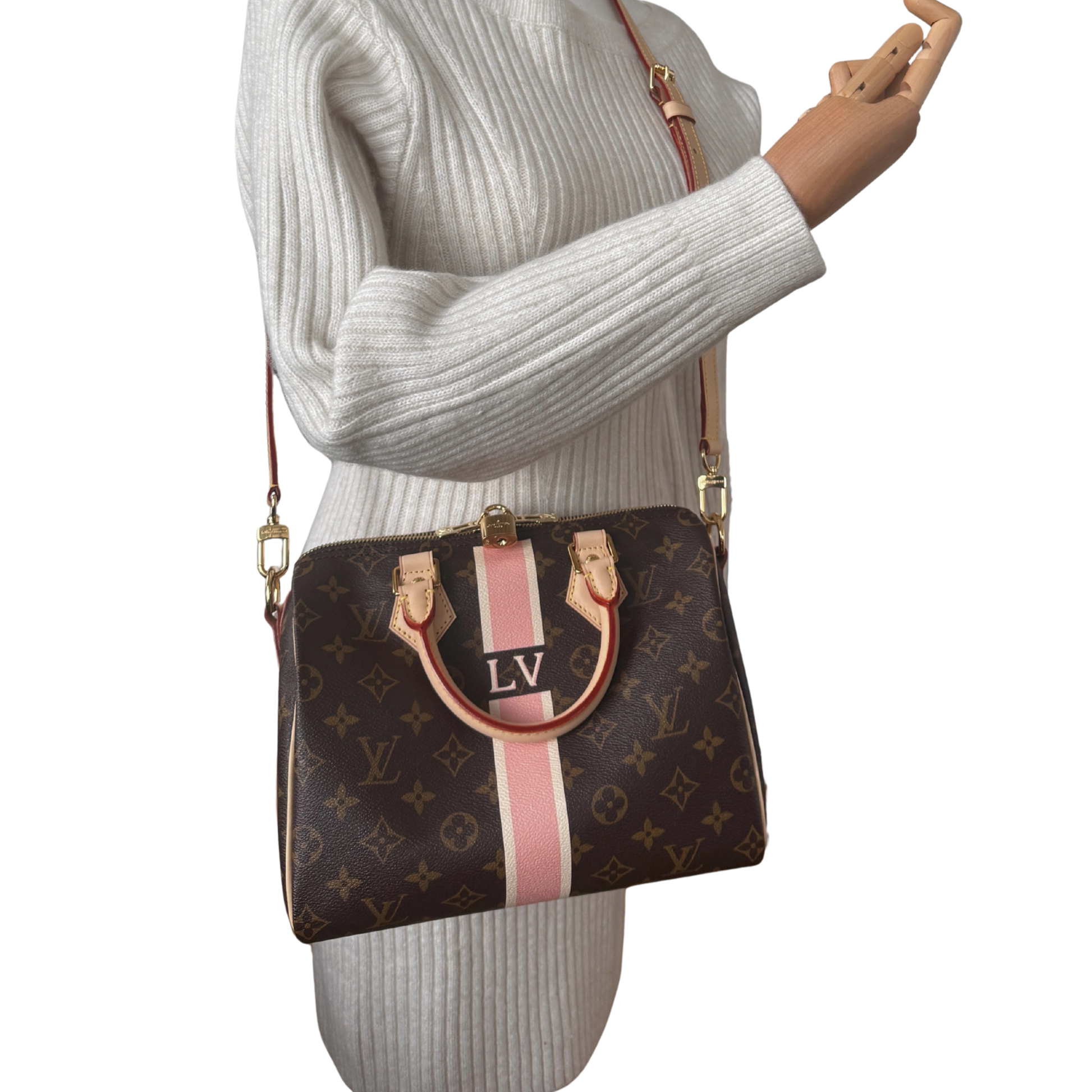 Louis Vuitton Speedy Bandoulière 25 Mon Monogram Braun Fullset / neuwertig Louis Vuitton