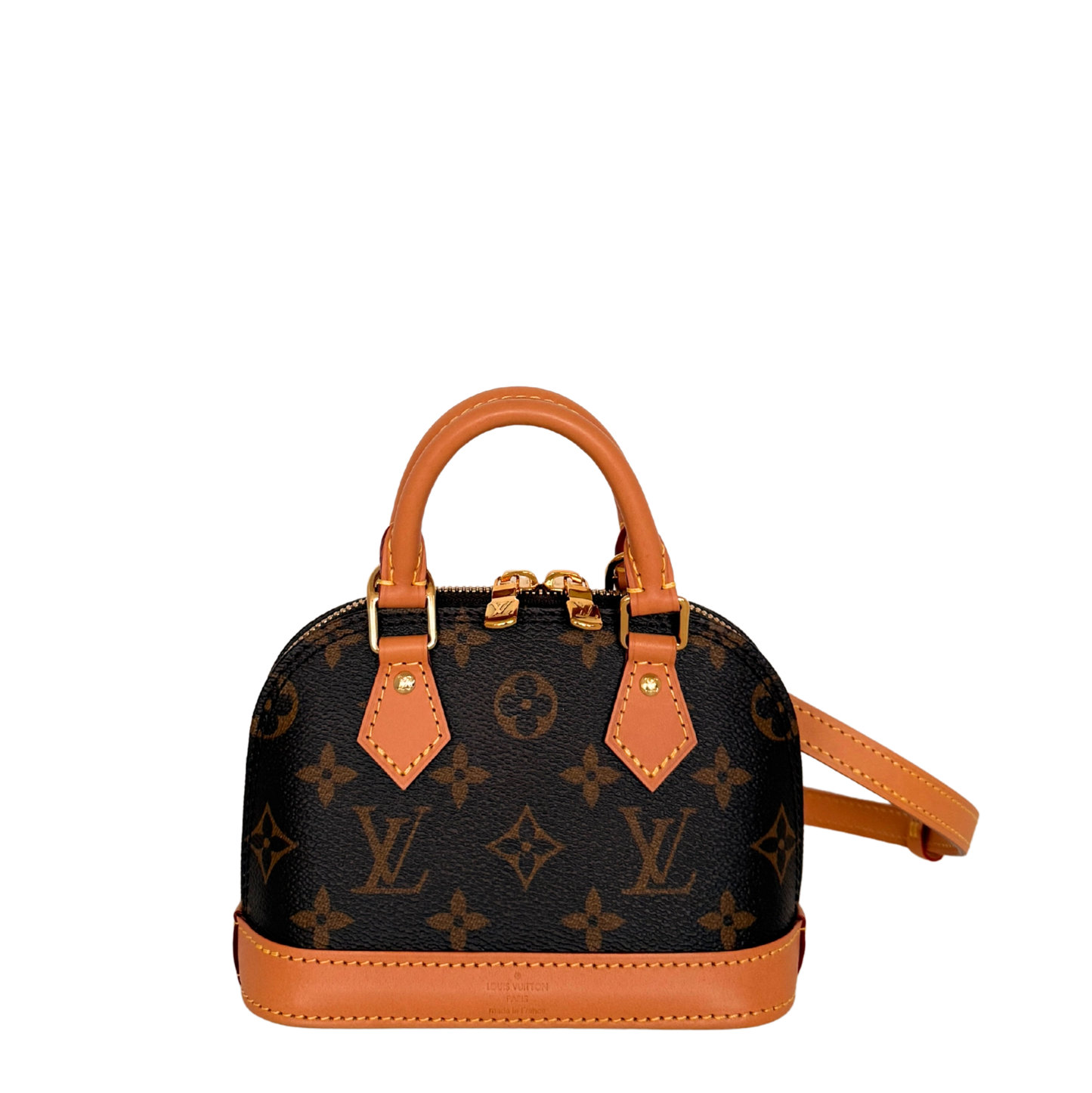 Louis Vuitton Nano Alma Monogram Canvas M82717 Braun Fullset / neuwertig Louis Vuitton