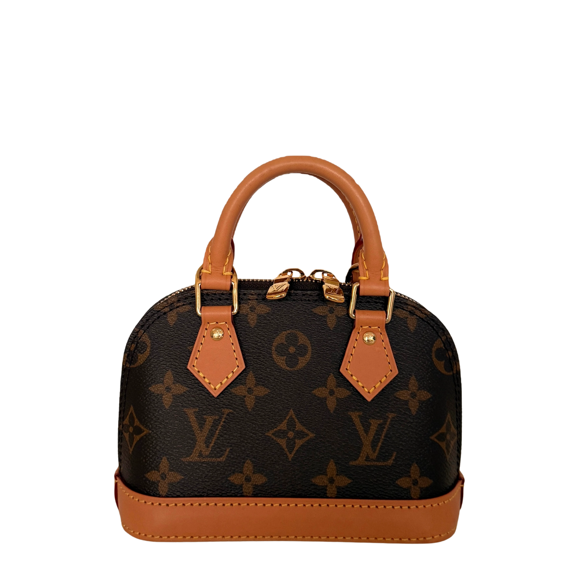 Louis Vuitton Nano Alma Monogram Canvas M82717 Braun Fullset / neuwertig Louis Vuitton