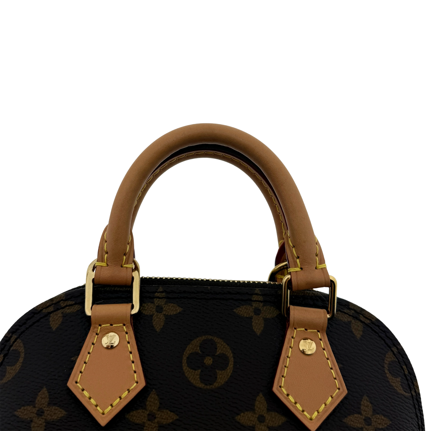 Louis Vuitton Nano Alma Monogram Canvas M82717 Braun Fullset / neuwertig Louis Vuitton