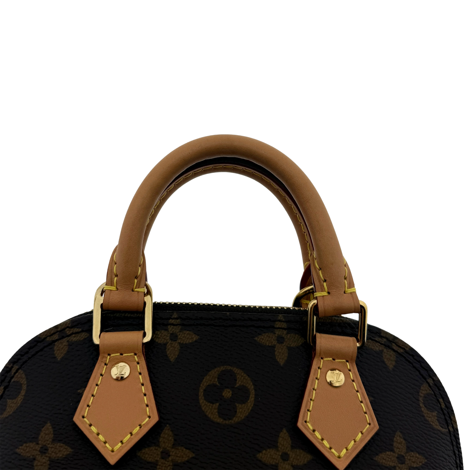 Louis Vuitton Nano Alma Monogram Canvas M82717 Braun Fullset / neuwertig Louis Vuitton