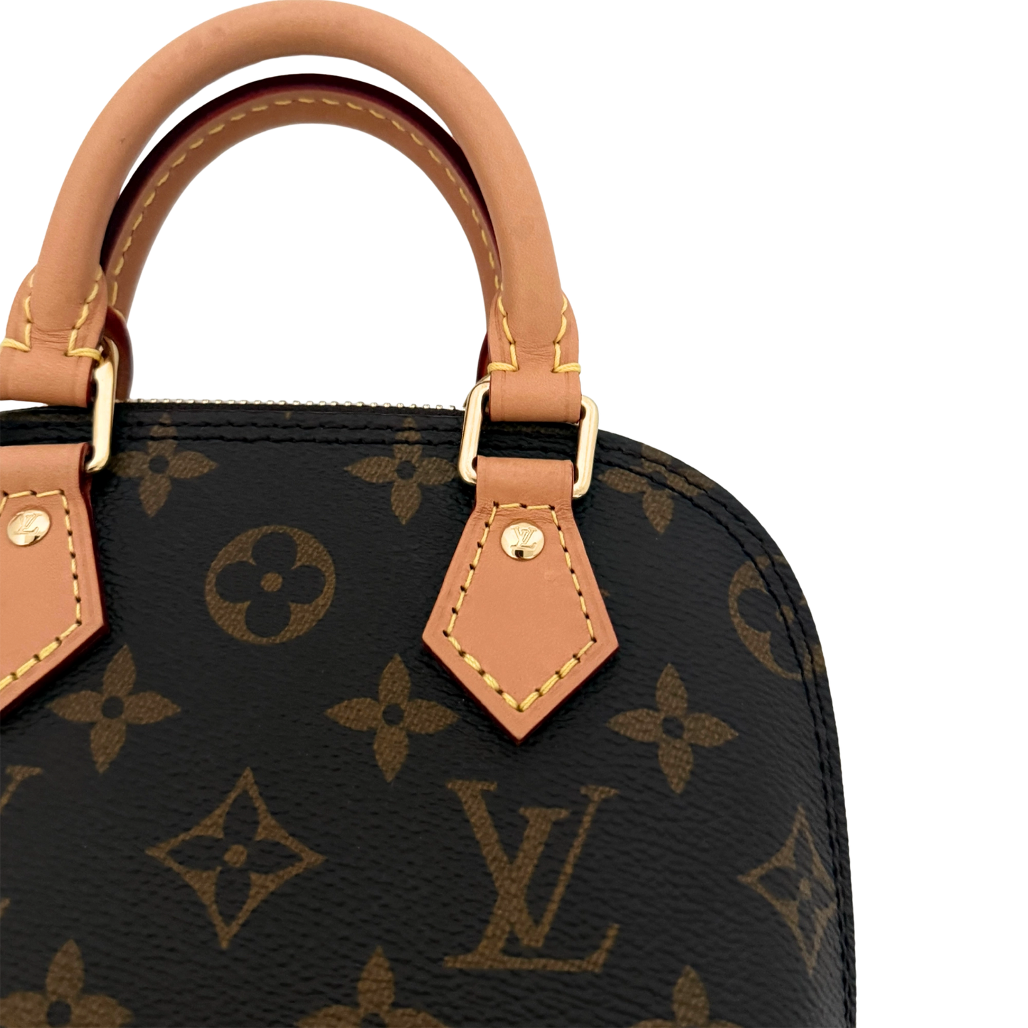Louis Vuitton Nano Alma Monogram Canvas M82717 Braun Fullset / neuwertig Louis Vuitton