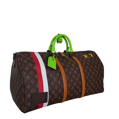 Louis Vuitton Keepall Bandoulière 55 Virgil Abloh No. 7 Fullset / ungetragen Louis Vuitton