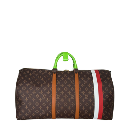 Louis Vuitton Keepall Bandoulière 55 Virgil Abloh No. 7 Fullset / ungetragen Louis Vuitton