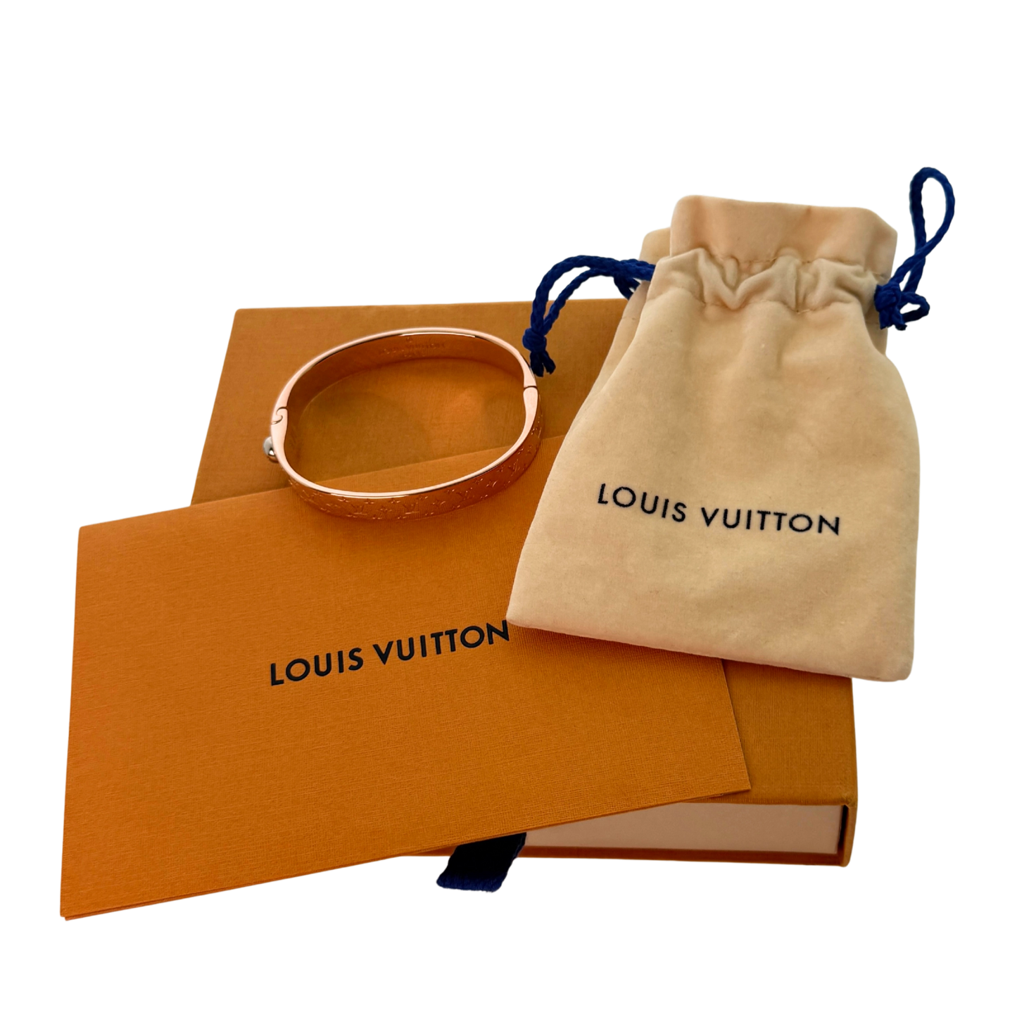 Louis Vuitton Nanogram Armreif Rosa Fullset / neuwertig Louis Vuitton