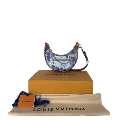 Louis Vuitton Metallic Monogram LV Garden Loop PM Blau / neuwertig Louis Vuitton