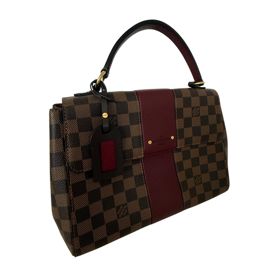 Louis Vuitton Damier Ebene Bond Street Satchel Tasche Braun / sehr gut Echtheitscheck