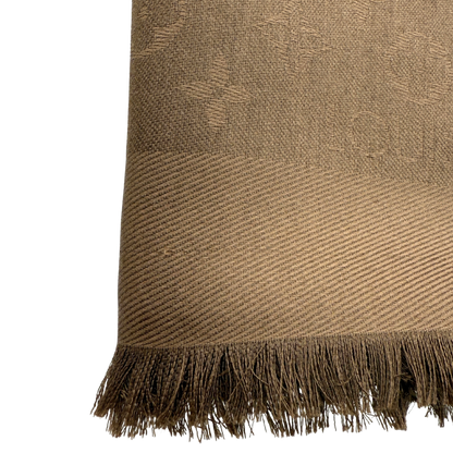 Louis Vuitton Monogram Classic Tuch Braun / sehr gut Louis Vuitton