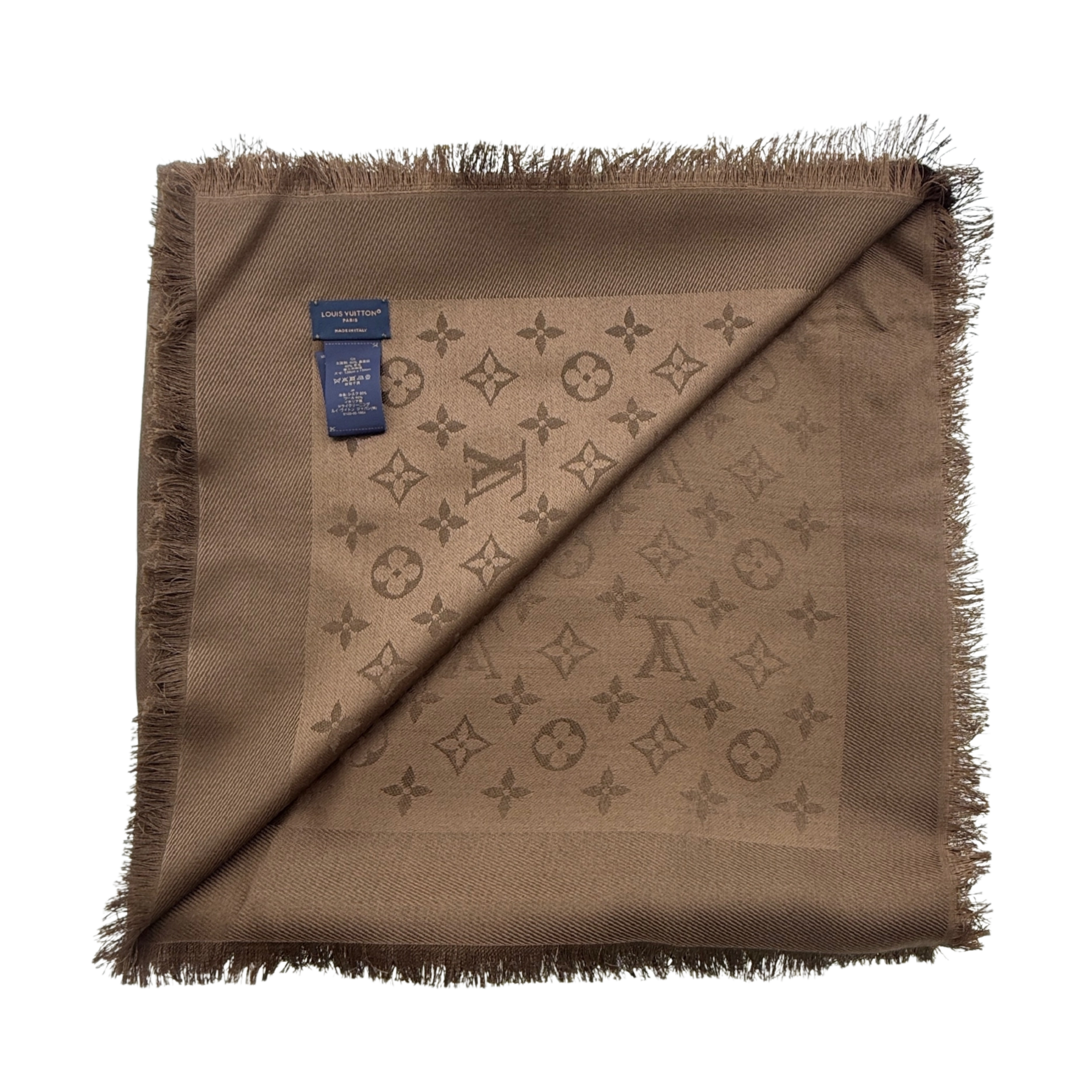 Louis Vuitton Monogram Classic Tuch Braun / sehr gut Louis Vuitton