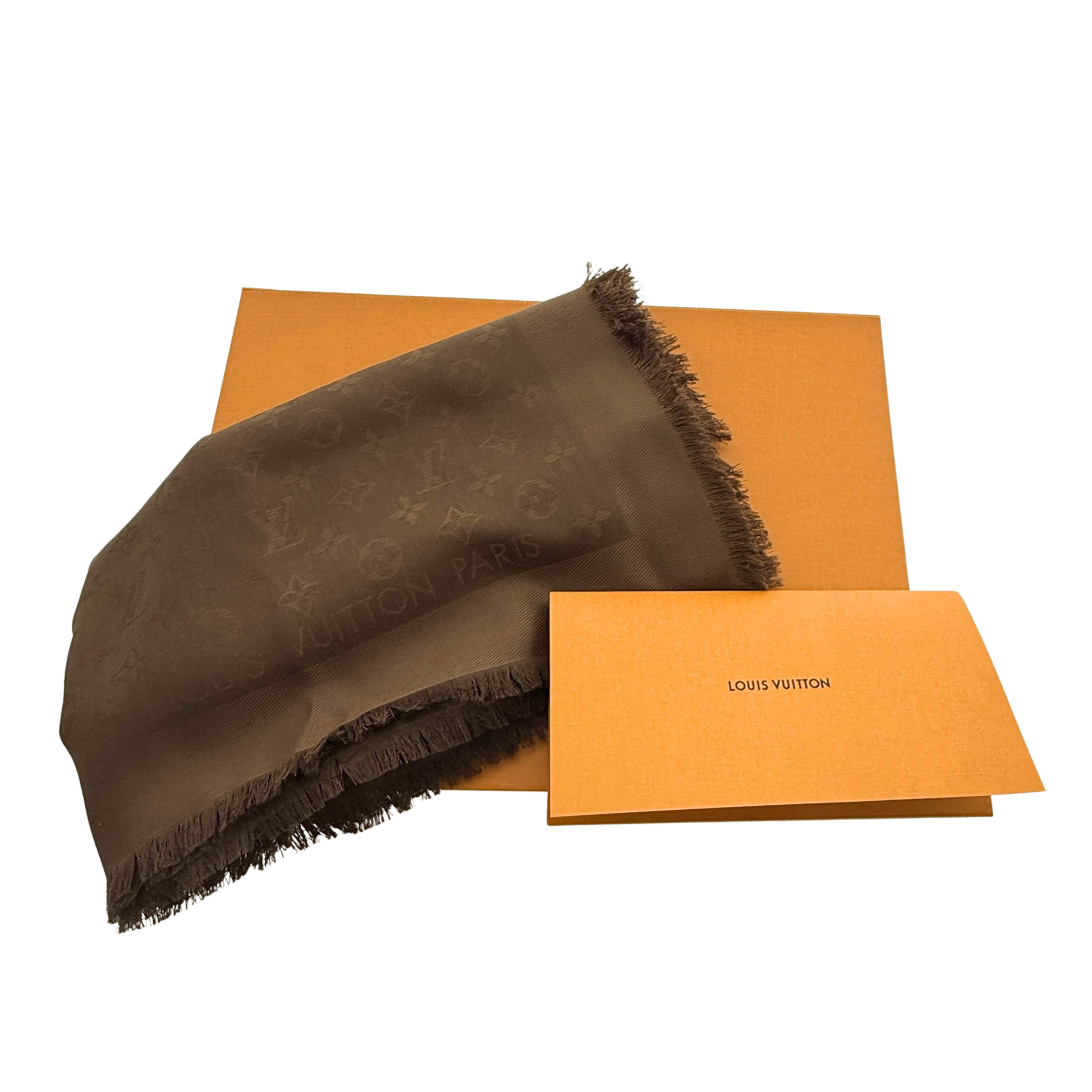 Louis Vuitton Monogram Classic Tuch Braun / sehr gut Louis Vuitton