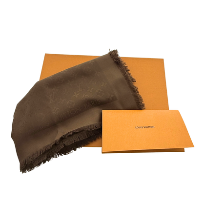 Louis Vuitton Monogram Classic Tuch Braun / sehr gut Louis Vuitton