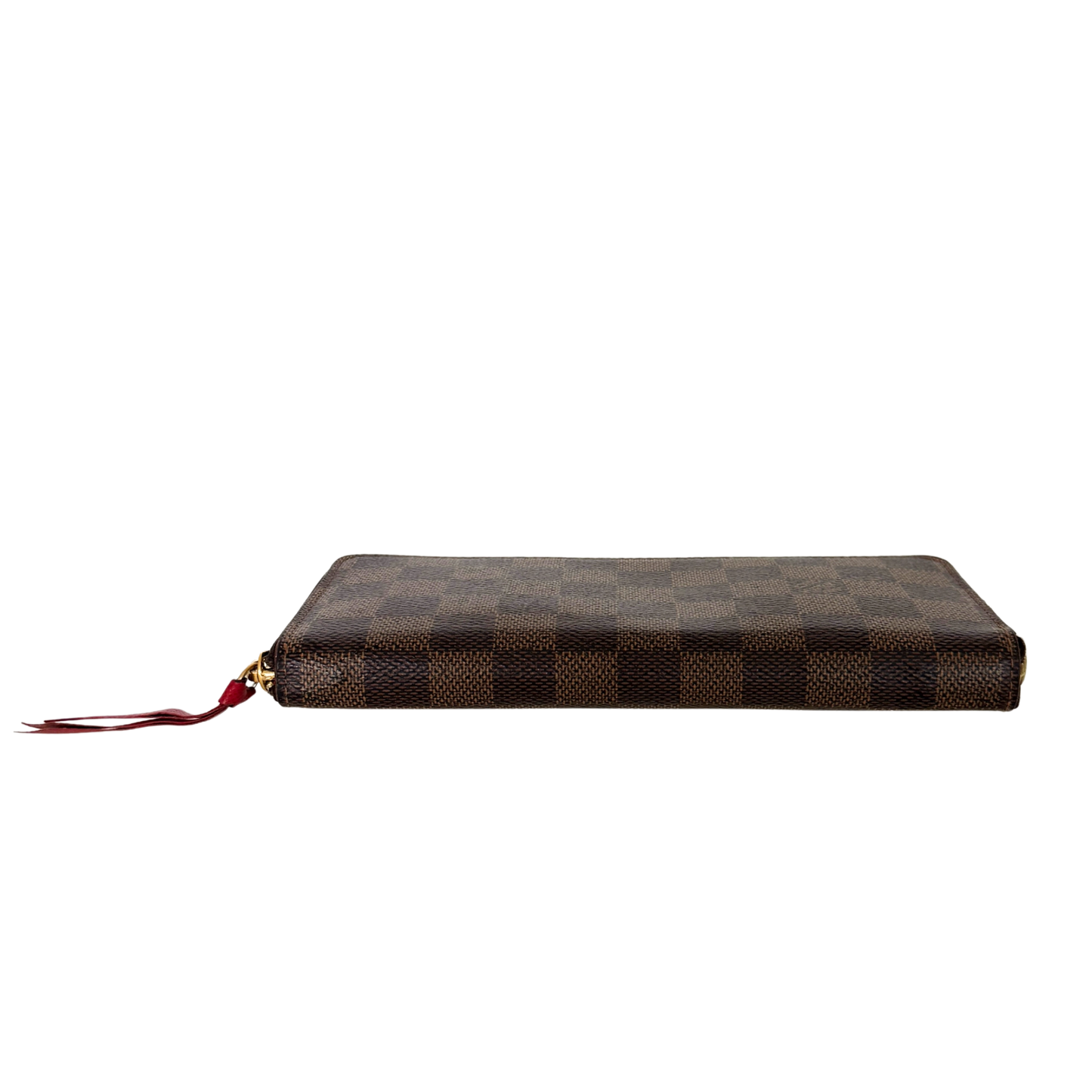 Louis Vuitton Clémence Geldbörse in Damier Ebene N60534 Braun / gut Louis Vuitton