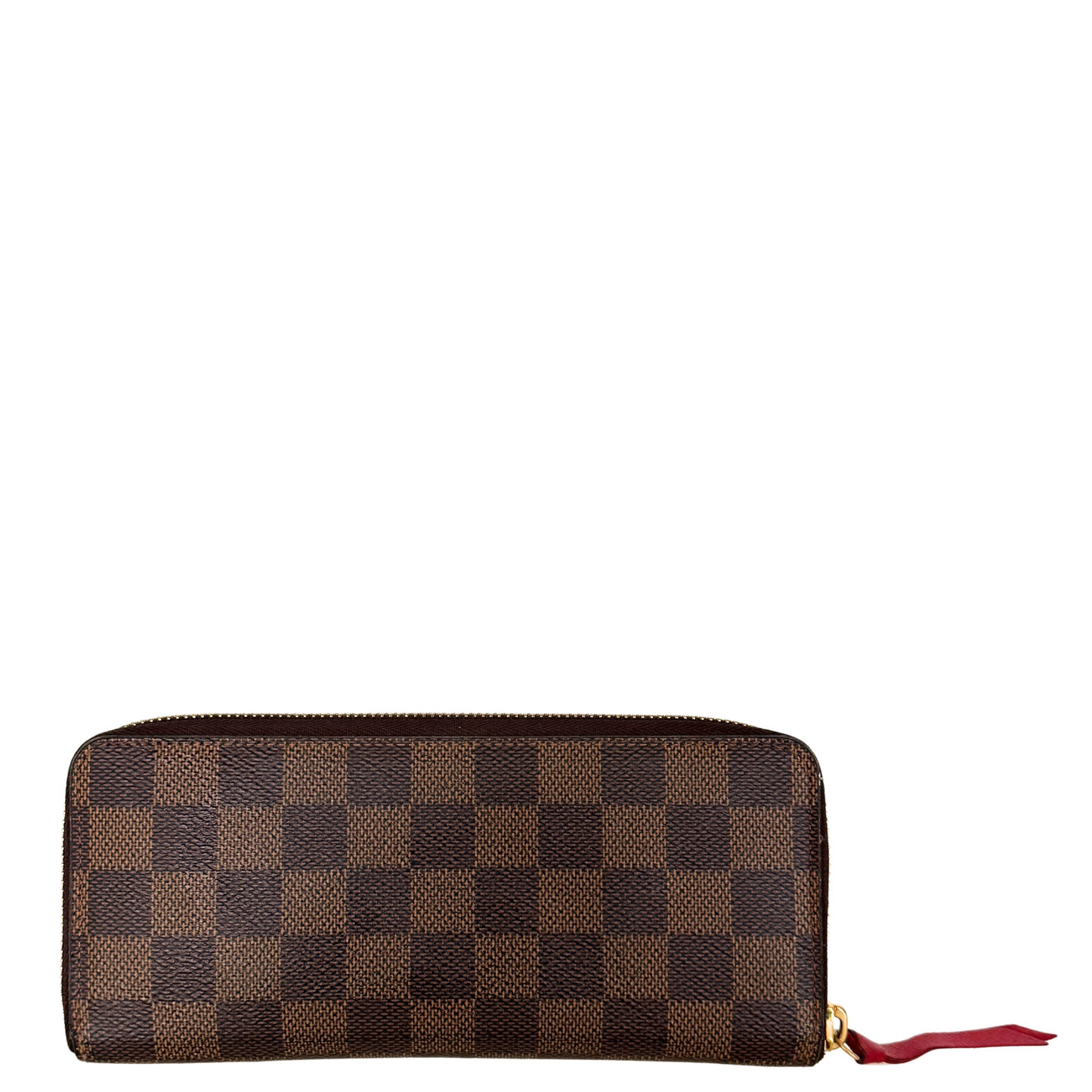 Louis Vuitton Clémence Geldbörse in Damier Ebene N60534 Braun / gut Louis Vuitton