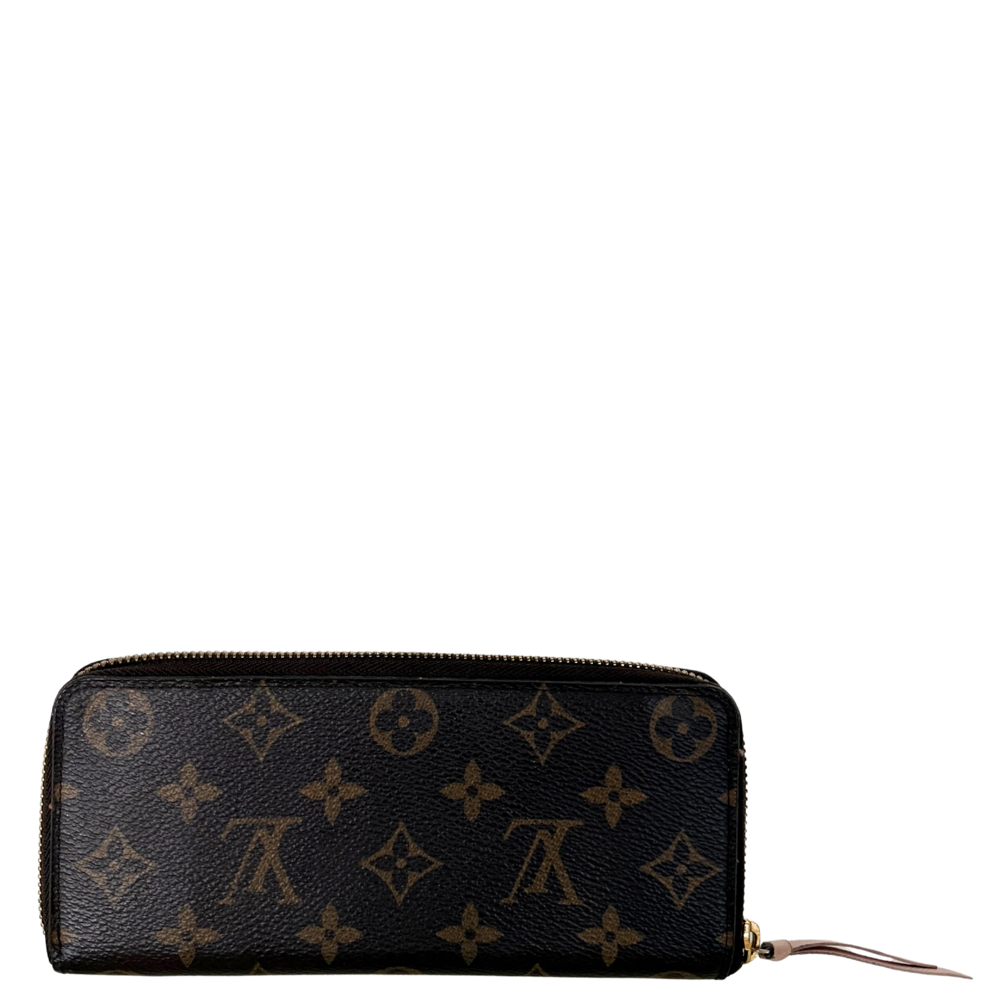 Louis Vuitton Clémence Geldbörse in Monogram Canvas M61298 Braun / gut Louis Vuitton